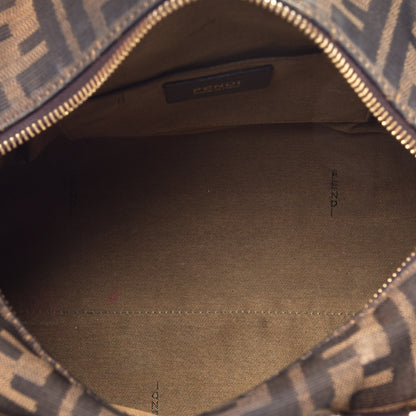 Fendi Zucca Cuoio Lucido Mini Boston Satchel Tobacco Moro 6 of 10