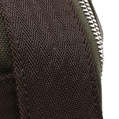 Hermes Fabric Carrying Dog Bag Kaki Feu 10 of 10