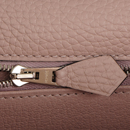 Hermes Taurillon Clemence Kelly Retourne 32 Glycine 21 of 26