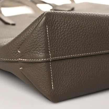 Moynat Taurillon Blush Calfskin Quattro Reversible Tote TPM Taupe 10 of 13