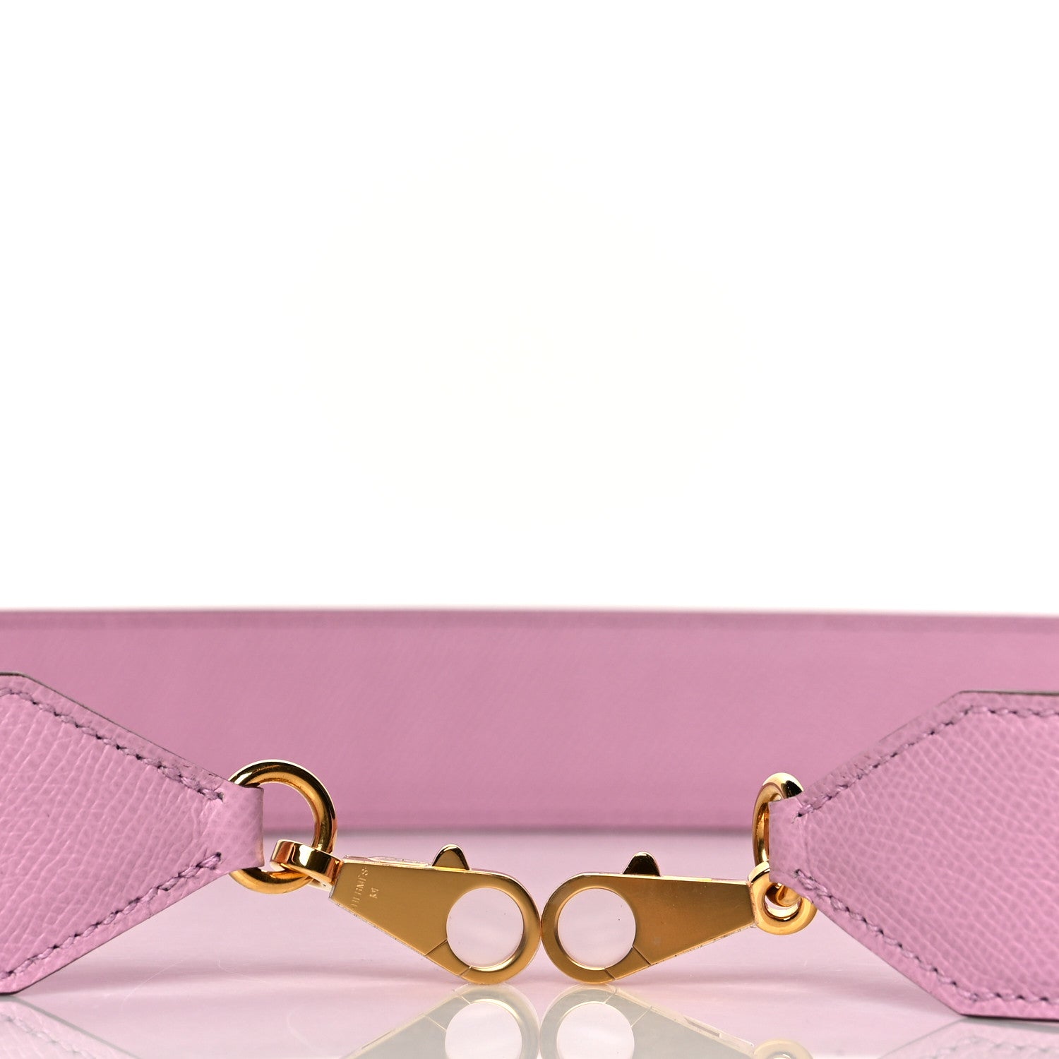 Hermes Epsom 30mm Hexagone Tressage Shoulder Strap Mauve Sylvestre Rouge H Jaune de Naples 5 of 6