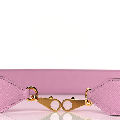 Hermes Epsom 30mm Hexagone Tressage Shoulder Strap Mauve Sylvestre Rouge H Jaune de Naples 5 of 6