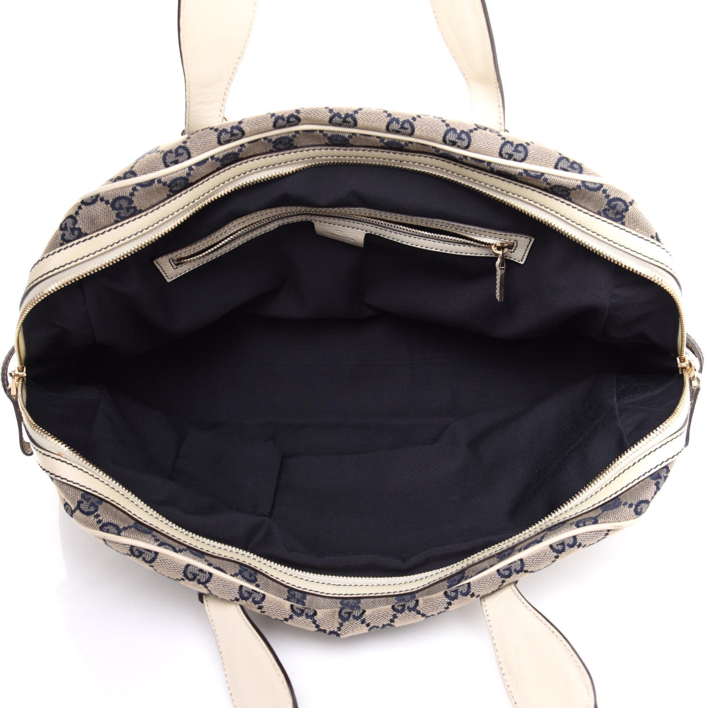 Monogram Vintage Web Signature XL Bowler White