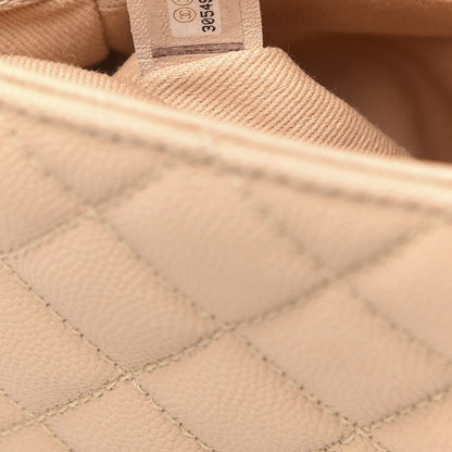 Chanel Caviar Quilted Small Coco Handle Flap Light Beige 7 of 10