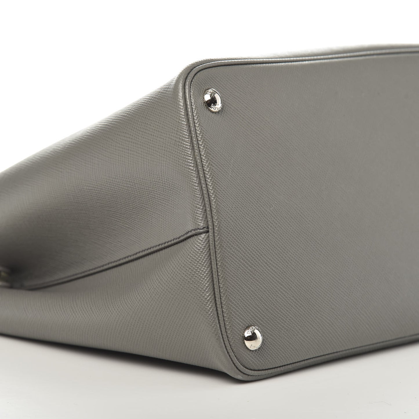 Saffiano Cuir Large Double Bag Marmo