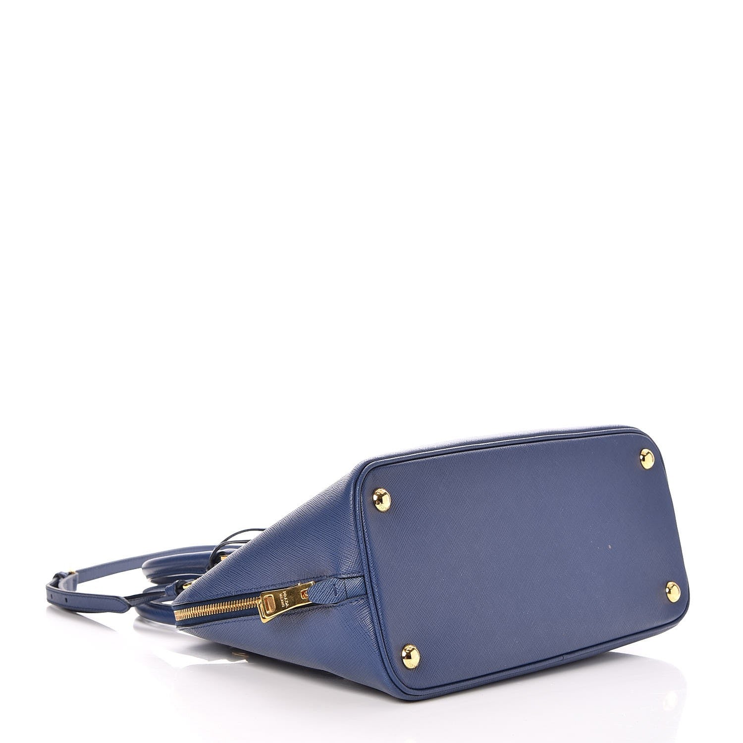 Prada Saffiano Lux Medium Promenade Tote Bluette 5 of 9