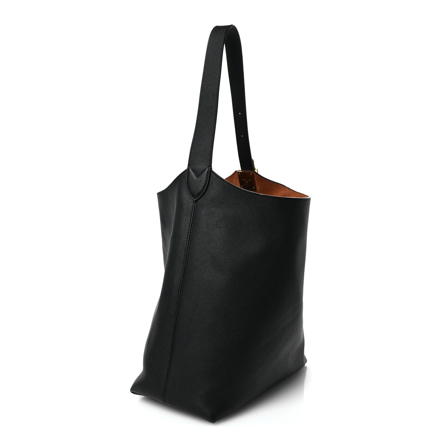 Louis Vuitton Grained Calfskin Low Key Hobo MM Black 4 of 11