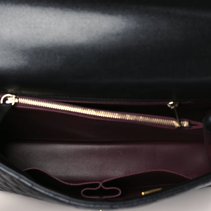 Chanel Caviar Quilted Medium Coco Handle Flap Black 4 of 8