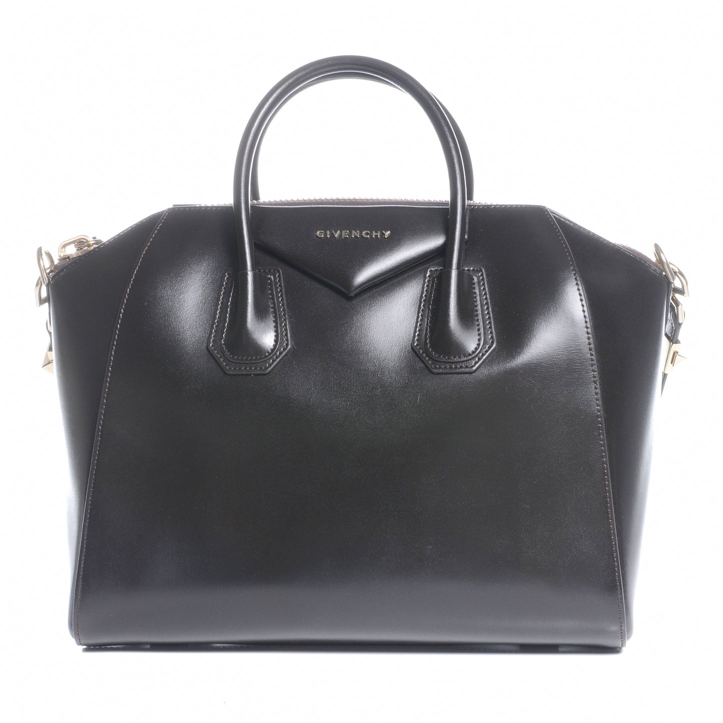 Smooth Calfskin Medium Antigona Dark Brown
