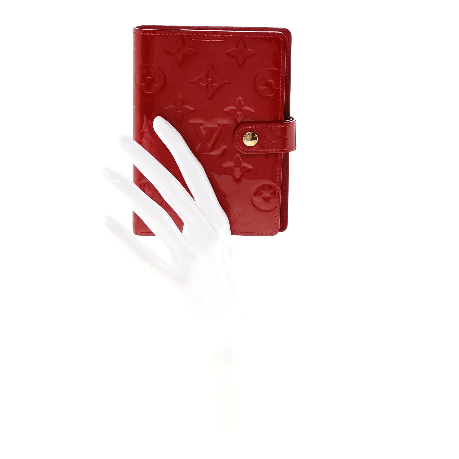 Louis Vuitton Vernis Small Ring Agenda Cover Pomme D'Amour 2 of 6