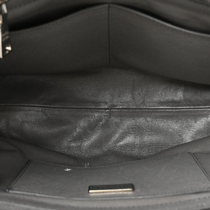 Prada Saffiano Cuir Double Zip Frame Tote Marmo 6 of 17
