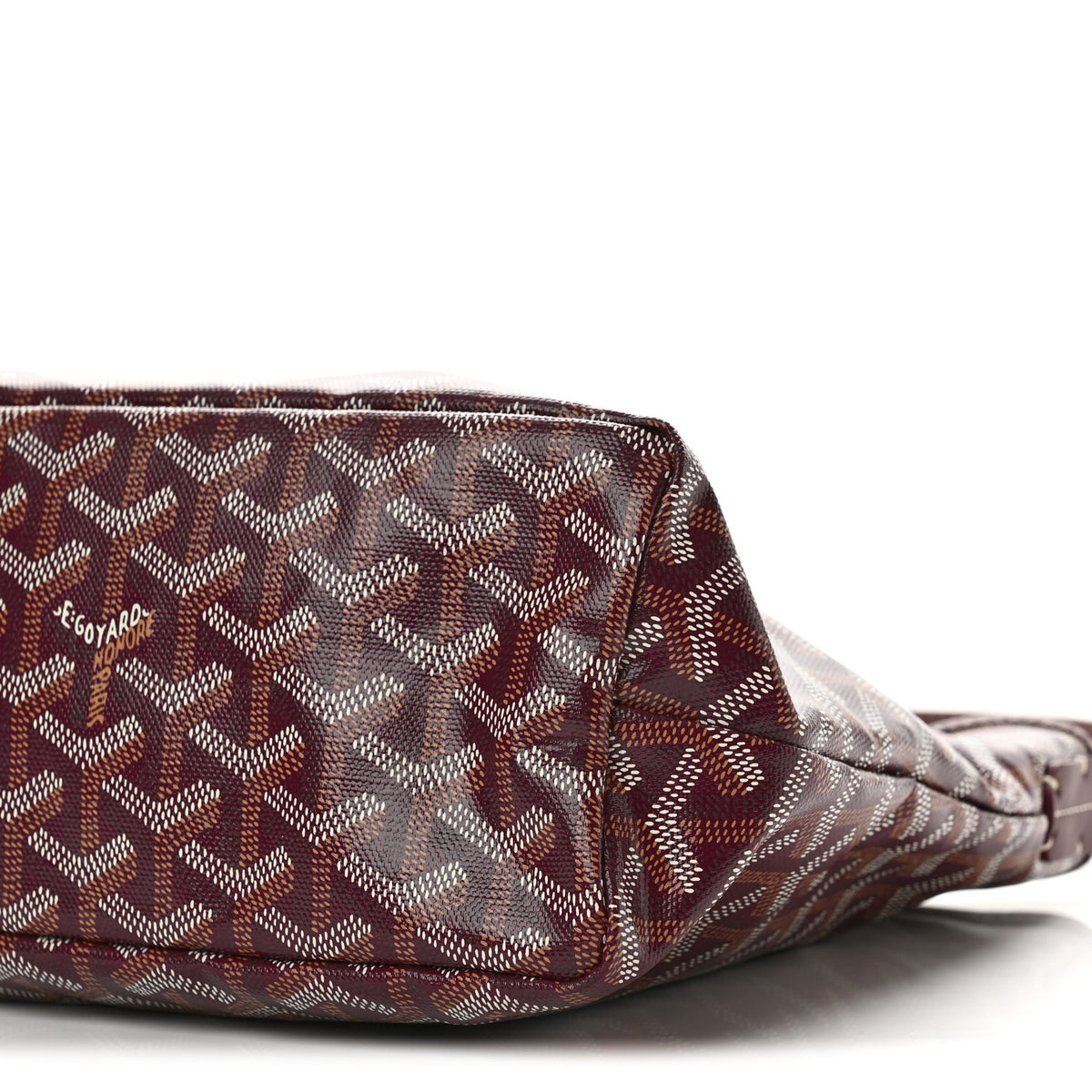 Goyardine Mini Boheme Hobo Burgundy