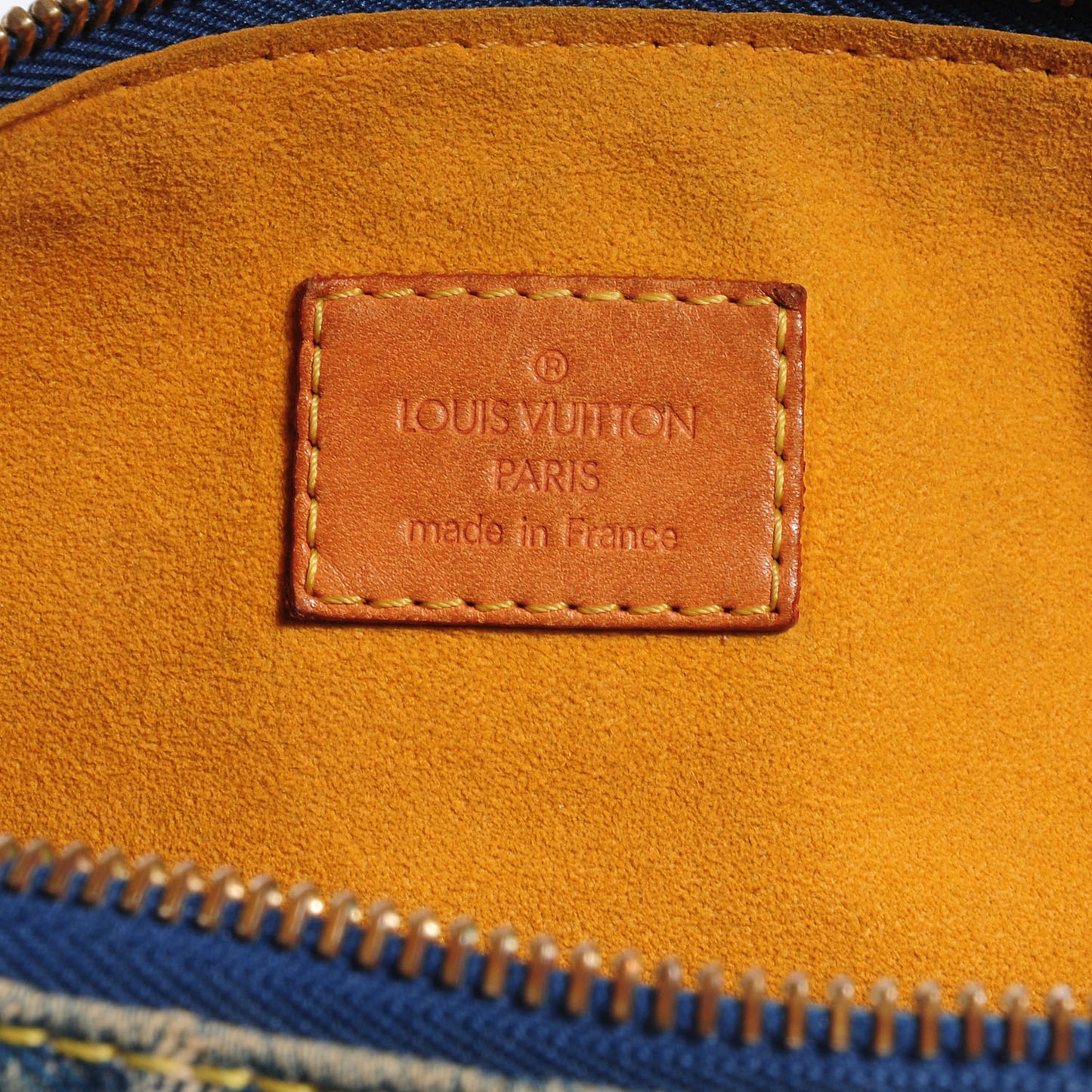 Monogram Denim Baggy PM Blue