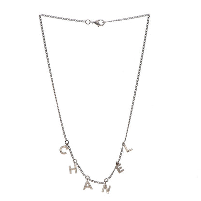 Chanel Logo Necklace Gold 3 of 4