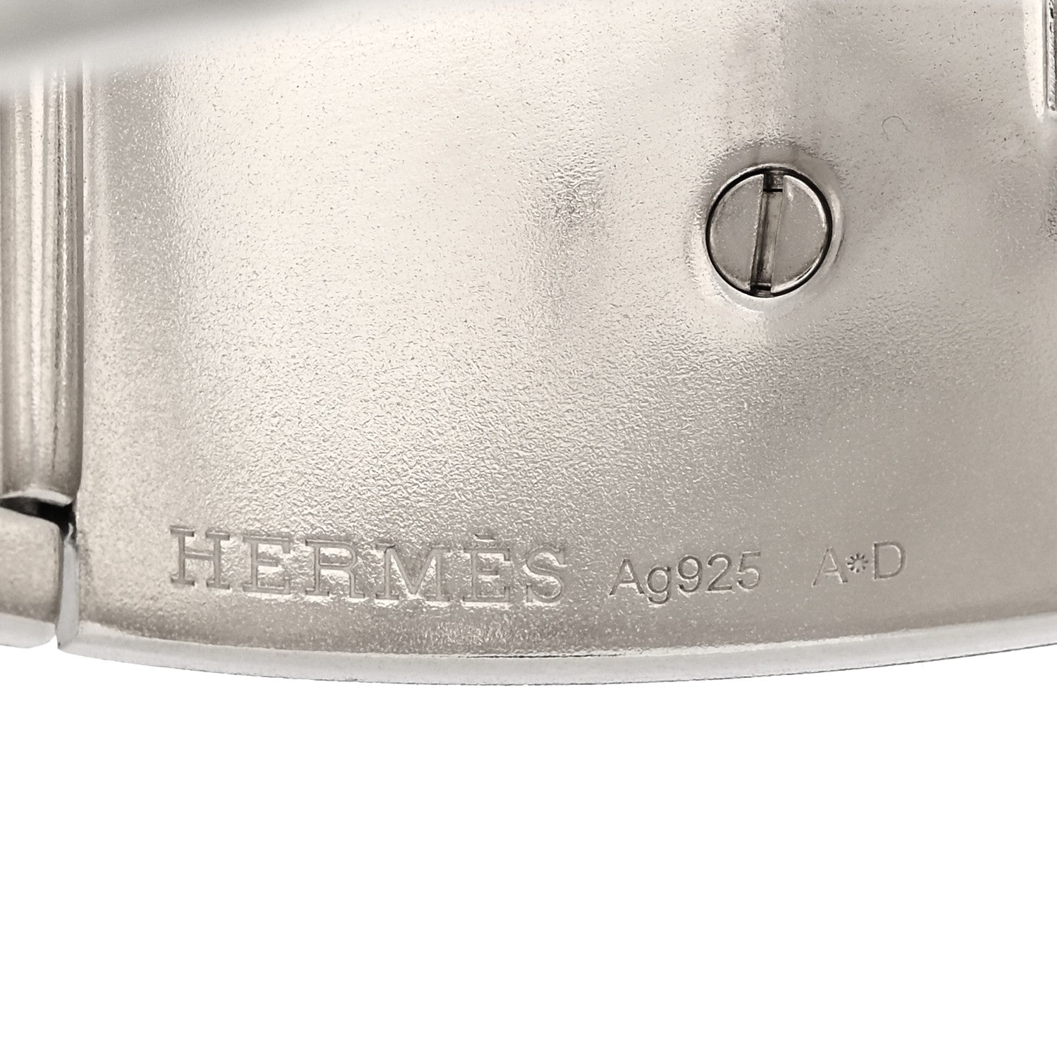 Hermes Sterling Silver Collier De Chien Bracelet LG 3 of 3