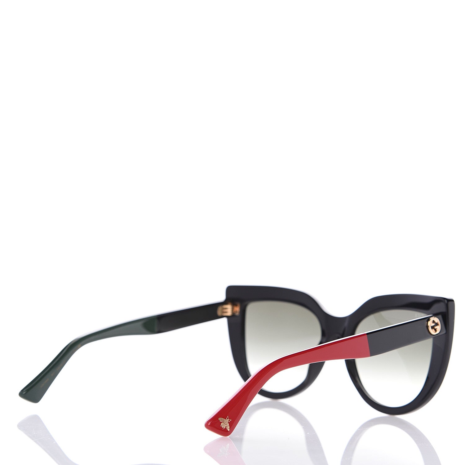 Gucci Cat Eye Sunglasses GG 0164/S Black 4 of 8