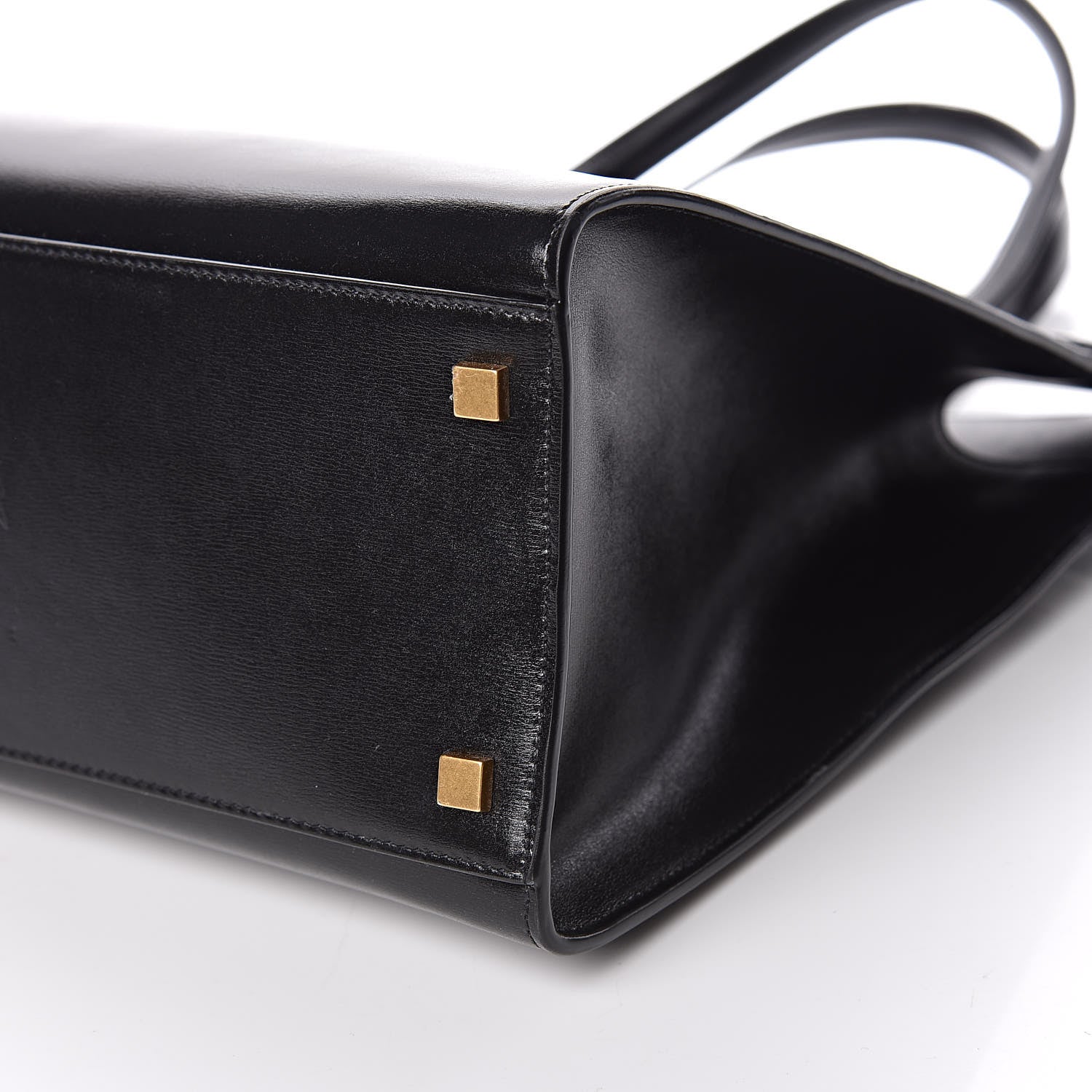 Saint Laurent Calfskin Medium Manhattan Shopper Tote Black 9 of 9