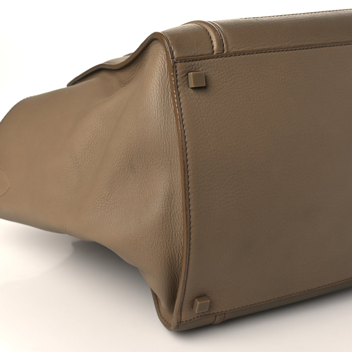 Supple Calfskin Medium Phantom Luggage Beige