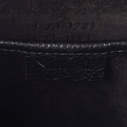 Celine Drummed Calfskin Nano Luggage Black 9 of 10