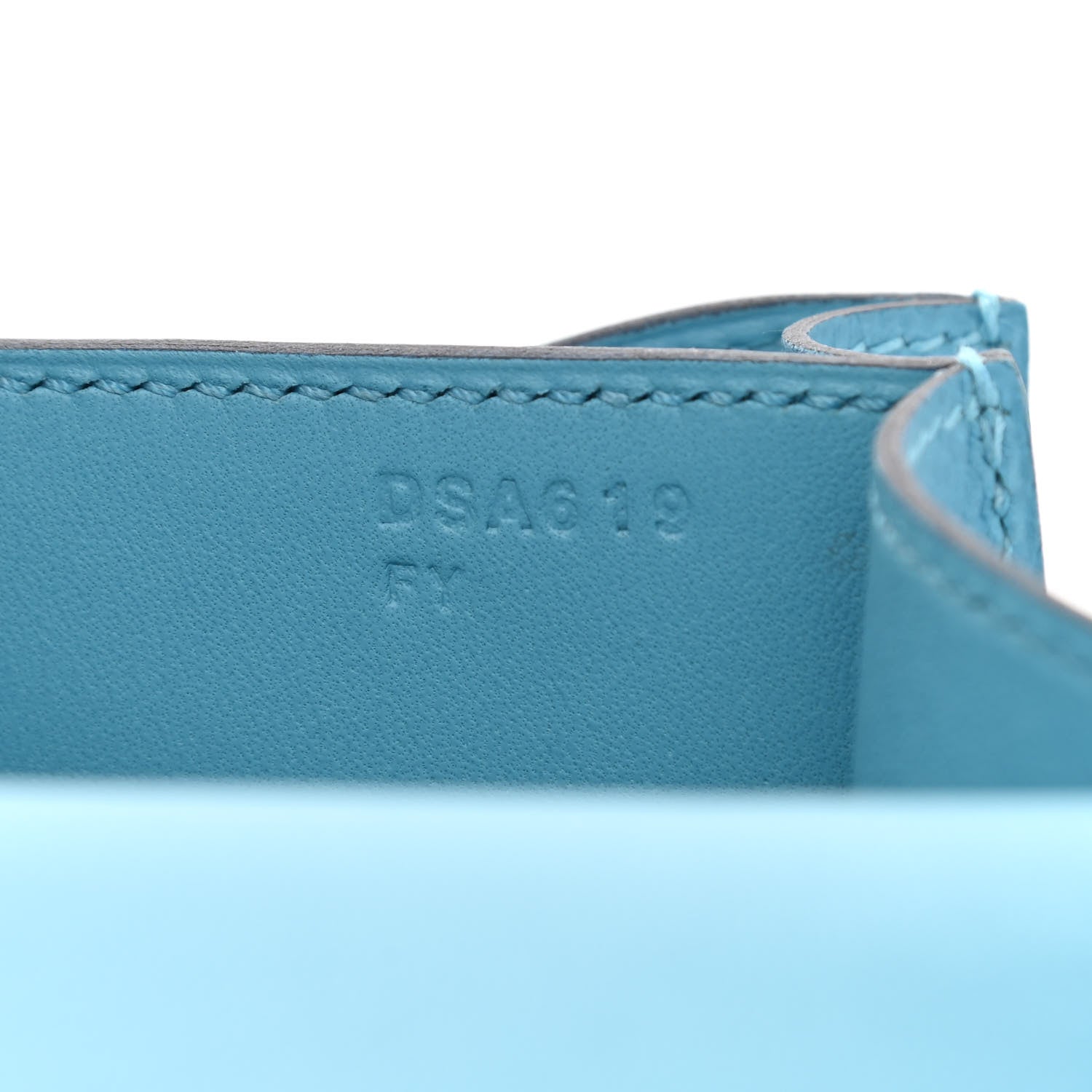 Hermes Epsom Enamel Constance 18 Bleu Du Nord Rouge De Coeur 7 of 11
