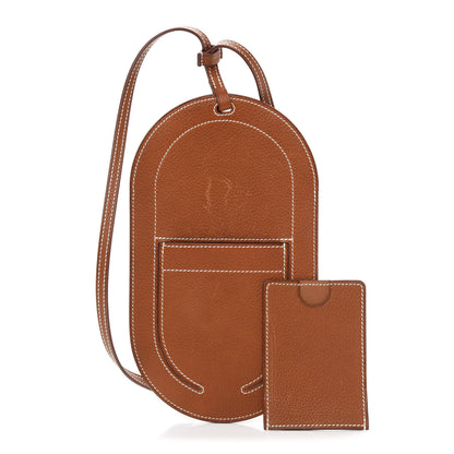 Hermes Barenia Faubourg In-The-Loop Phone To Go GM Case Fauve 1 of 8
