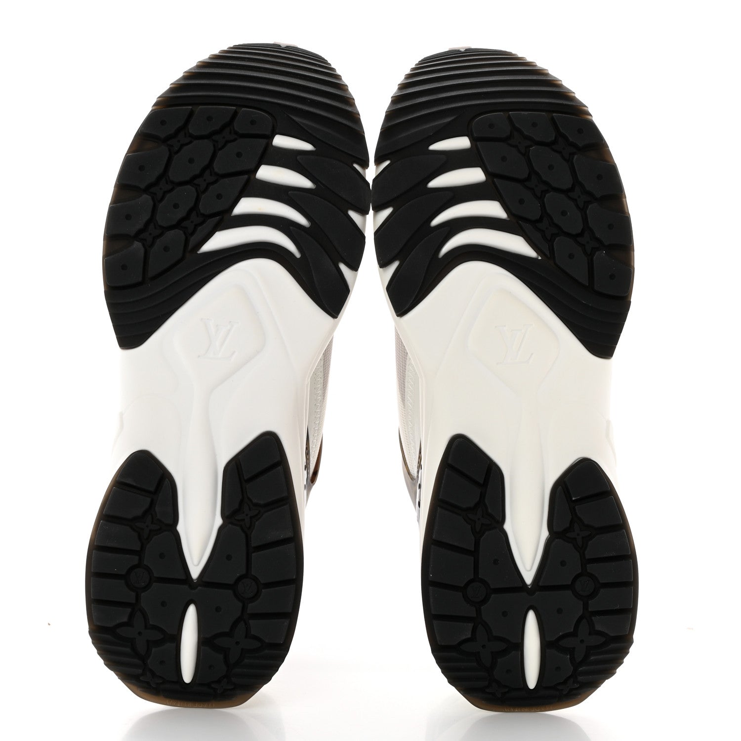 Louis Vuitton Monogram Calfskin Run 55 Sneakers 37.5 White 6 of 11