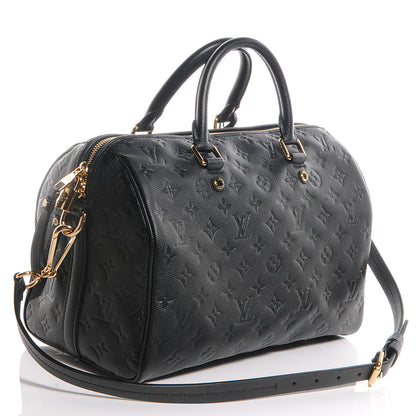 Louis Vuitton Empreinte Speedy Bandouliere 30 Black 3 of 8