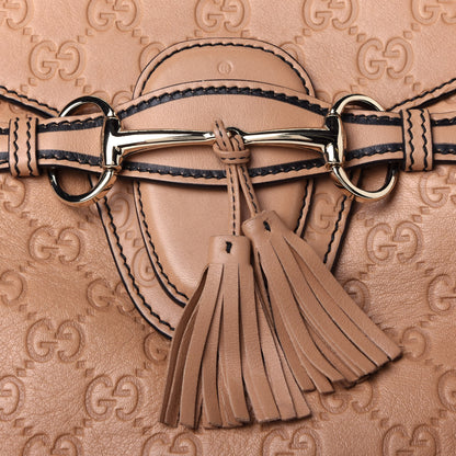 Gucci Guccissima Medium Emily Shoulder Bag Camelia 11 of 11