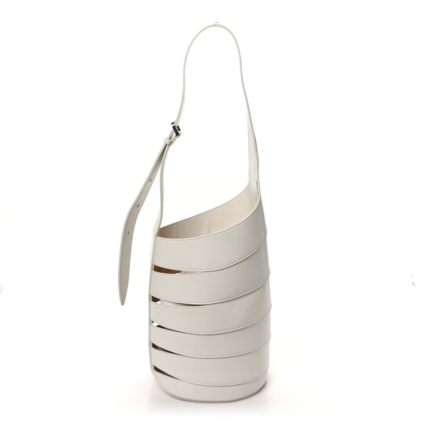 Lux Calfskin Medium Babel Bag Ivory