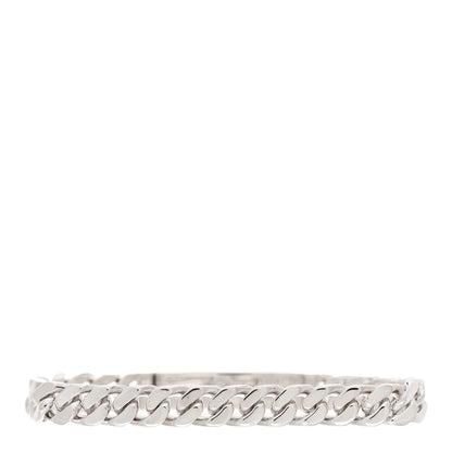 Hermes Sterling Silver TPM Kelly Gourmette Bracelet XS 2 of 4