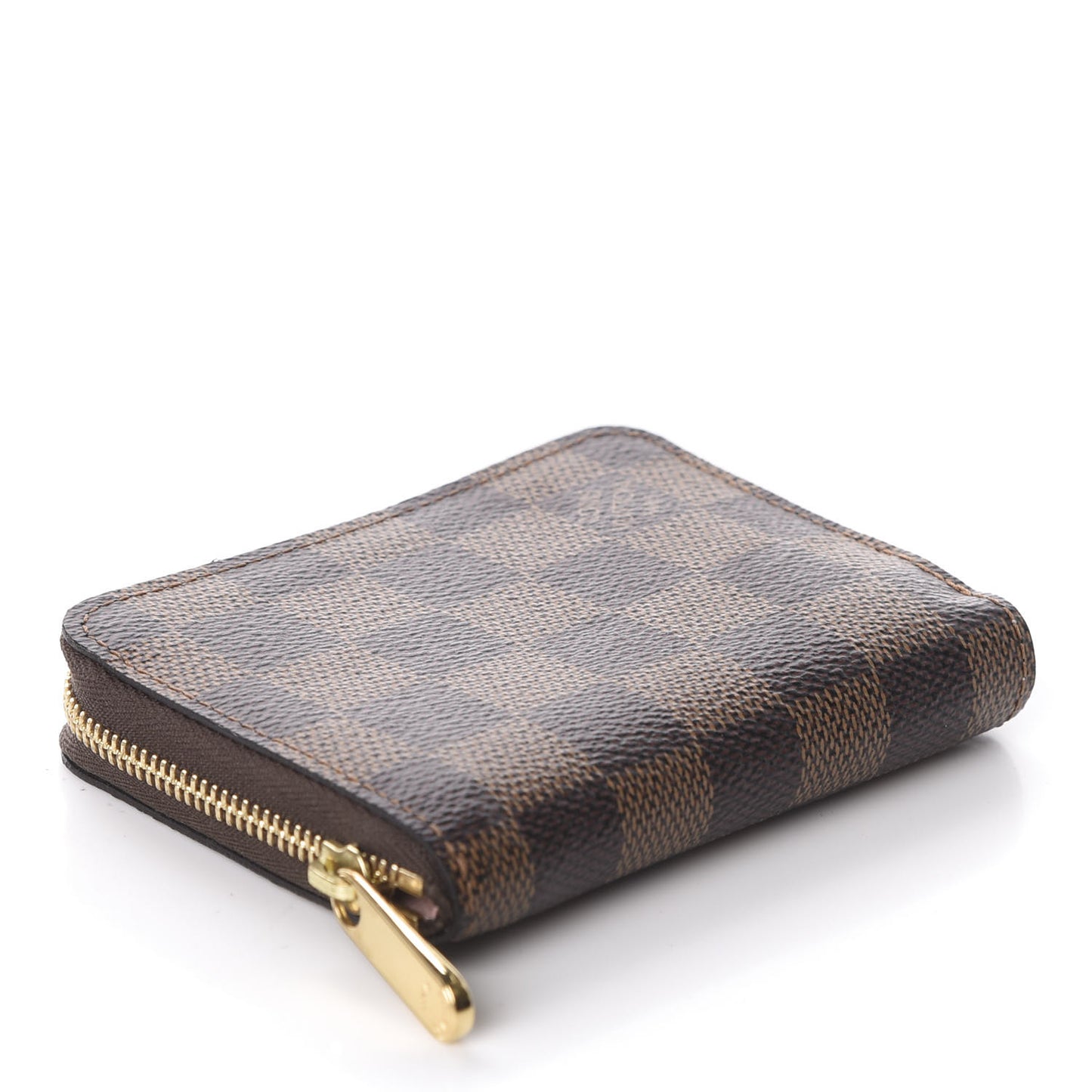 Damier Ebene Zippy Coin Purse Rose Ballerine