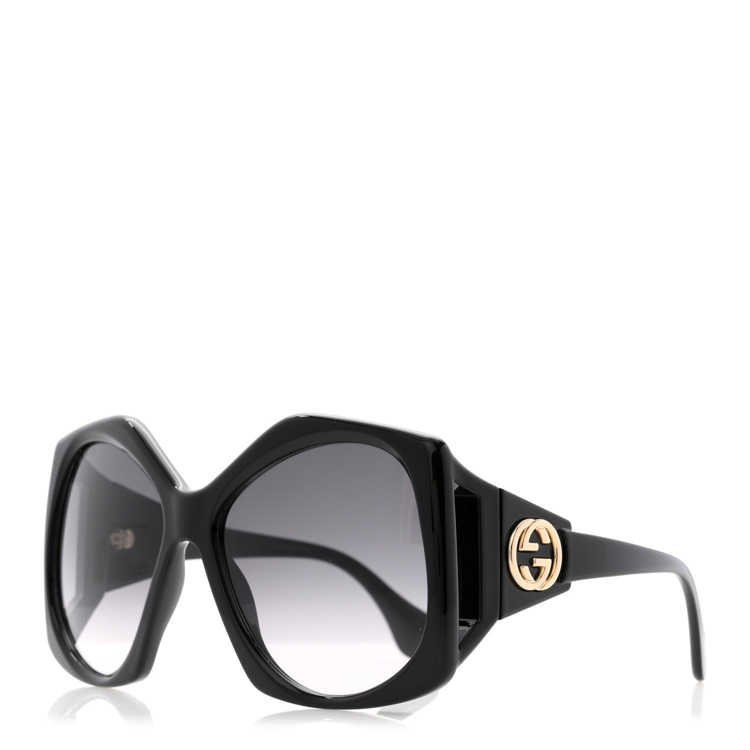Gucci Round Sunglasses GG0875S Black 1 of 8