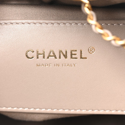 Chanel Suede Quilted Small Chanel 25 Handbag Dark Grey 6 of 10
