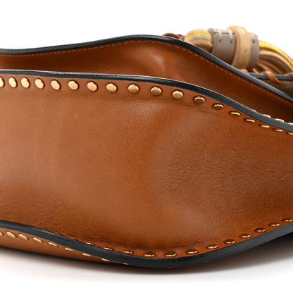 Chloe Calfskin Braided Small Hudson Shoulder Bag Caramel 8 of 10