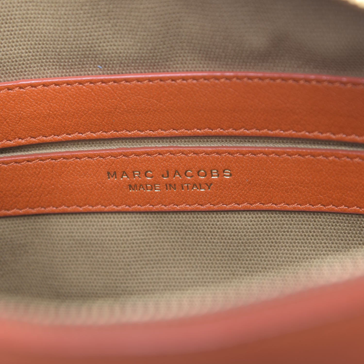 Marc Jacobs Lambskin Quilted Rudy Satchel Mandarin 6 of 10