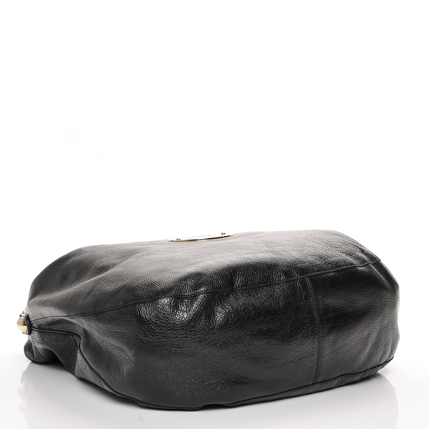 Soft Spongy Calfskin Large Daria Hobo Black