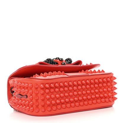 Christian Louboutin Calfskin Spiked Sweety Charity Crossbody Bag Papaye 4 of 10