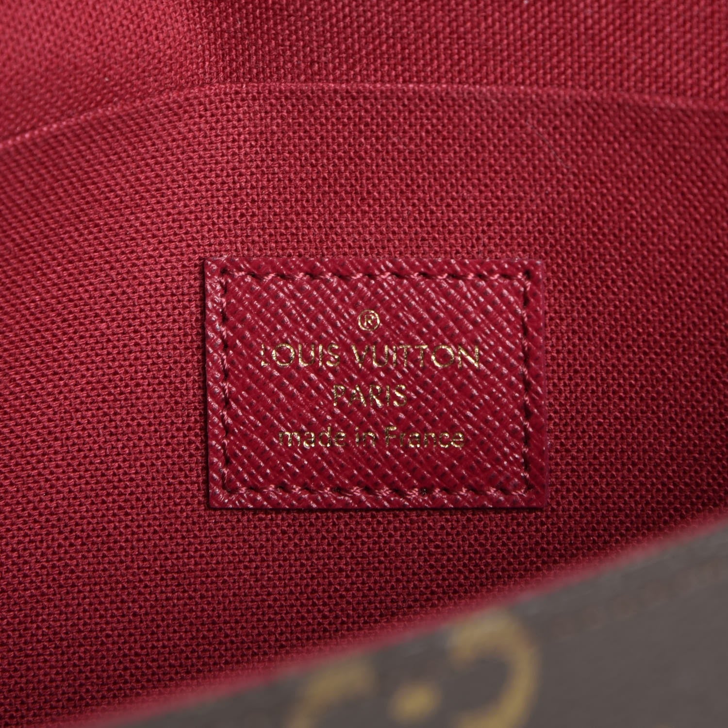 Louis Vuitton Monogram Pochette Felicie Chain Wallet Fuchsia 6 of 10