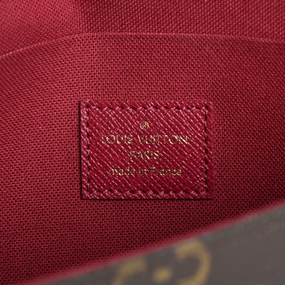 Louis Vuitton Monogram Pochette Felicie Chain Wallet Fuchsia 6 of 10