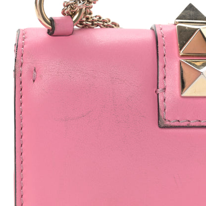 Valentino Garavani Vitello Mini Glam Lock Rockstud Flap Ninphea 36 of 39