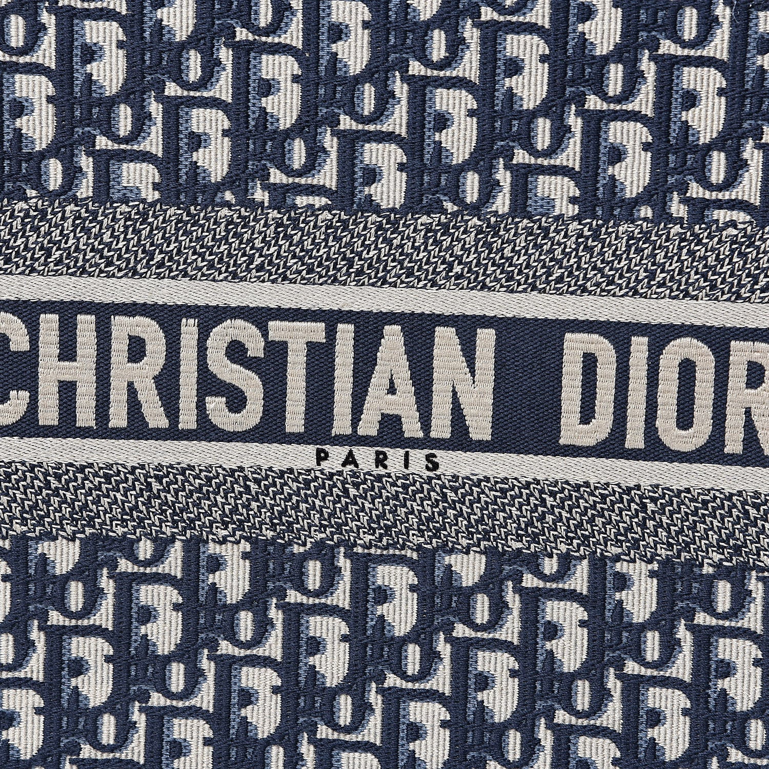 Christian Dior Oblique Book Tote Blue Multicolor 10 of 10