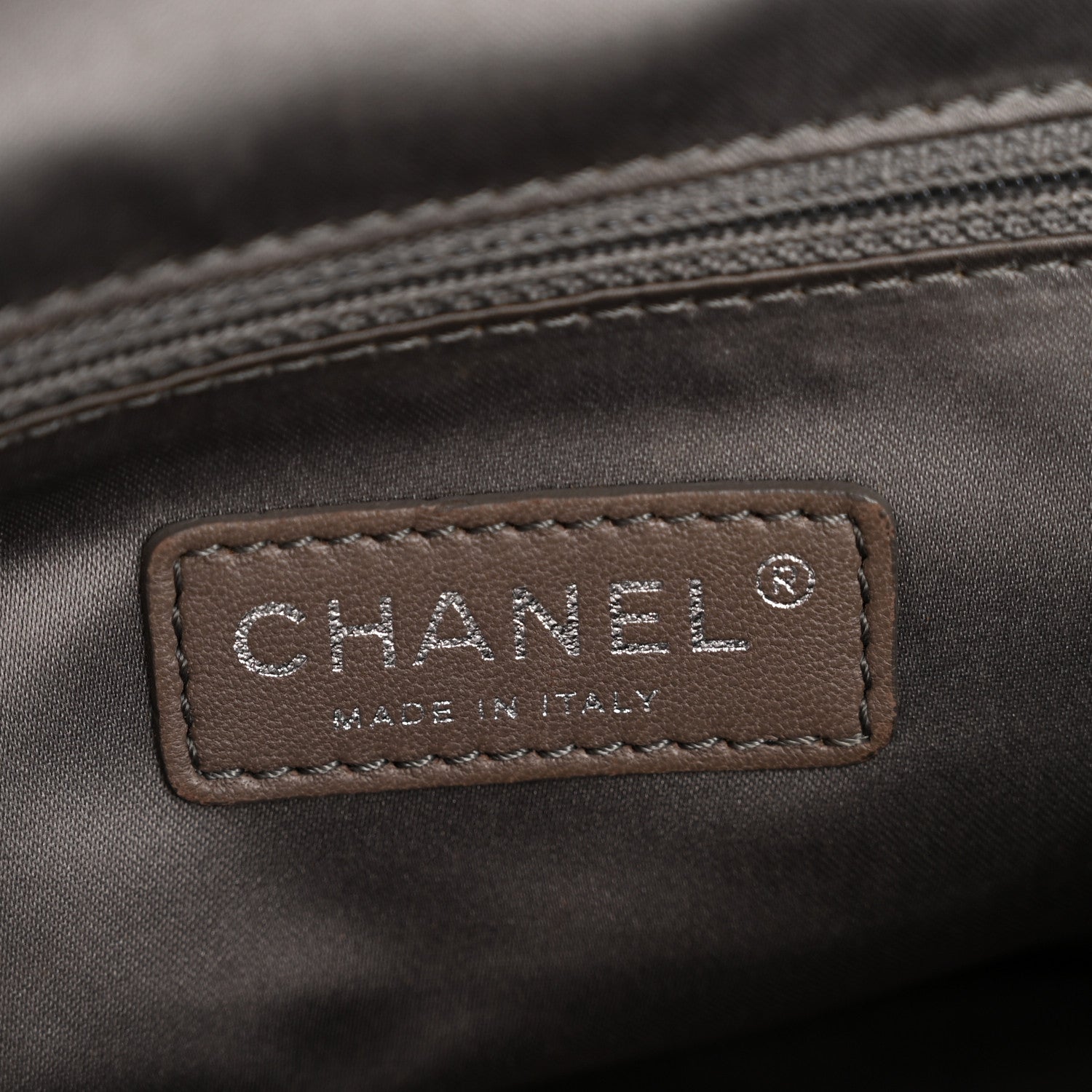 Chanel Crinkled Calfskin Grand Timeless Shopping Tote GTT Dark Blue 6 of 12
