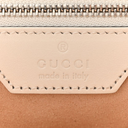 Gucci Calfskin Matelasse Aria Small GG Marmont Shoulder Bag Mystic White 6 of 11