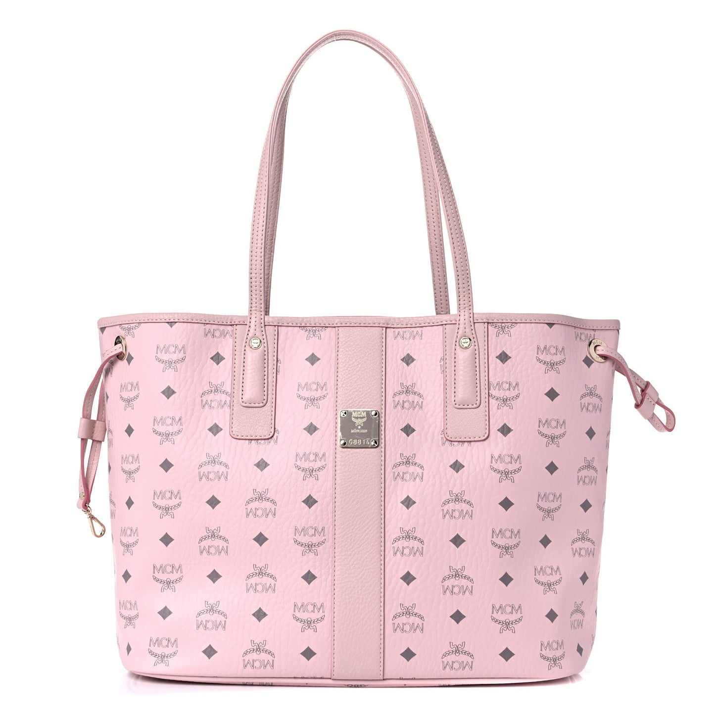 Visetos Medium Liz Reversible Shopper Tote Powder Pink