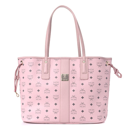 MCM Visetos Medium Liz Reversible Shopper Tote Powder Pink 1 of 13