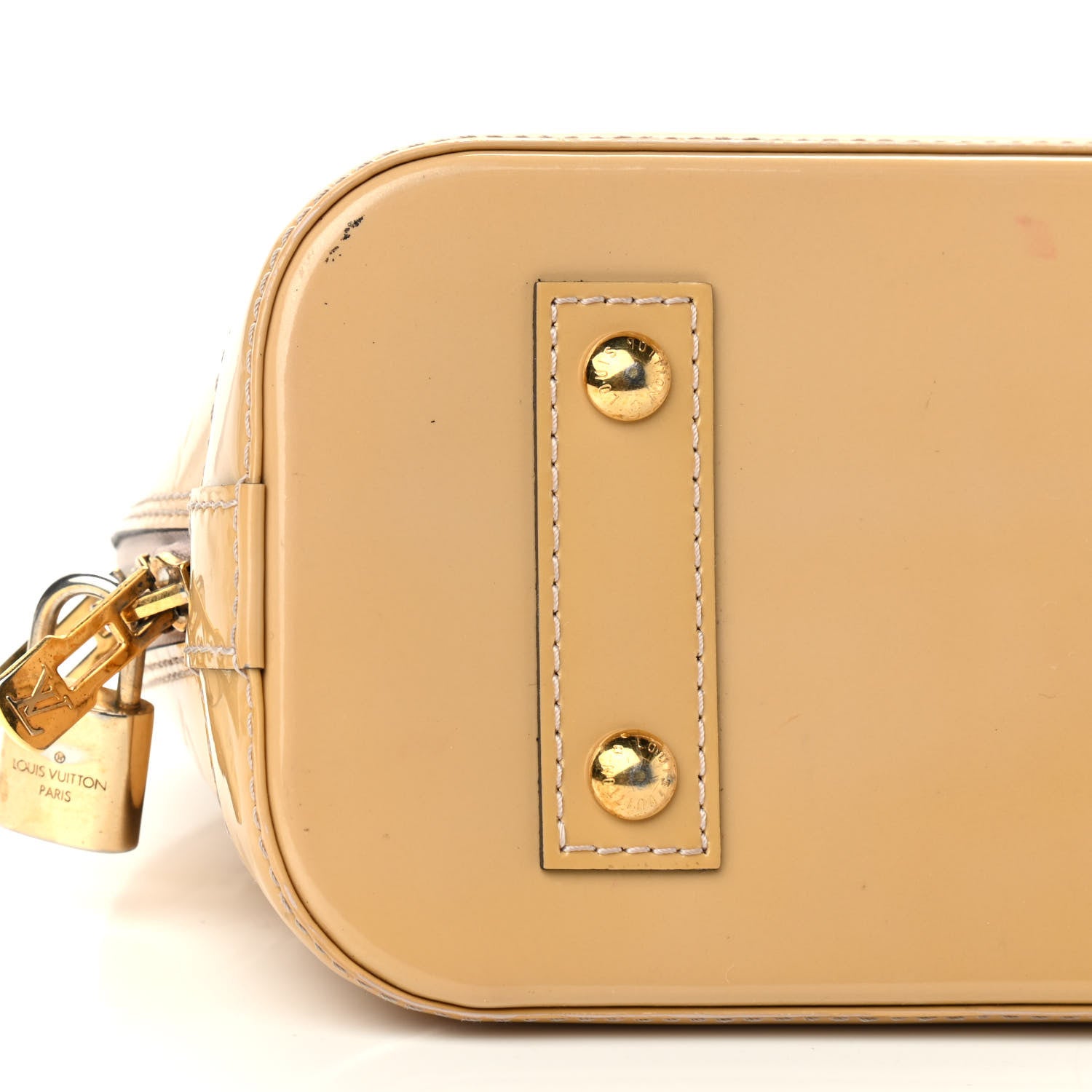 Louis Vuitton Vernis Alma BB Noisette 7 of 11