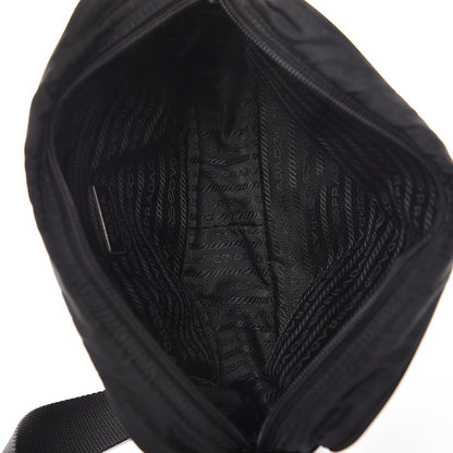Prada Nylon Vela Messenger Bag Black 5 of 7