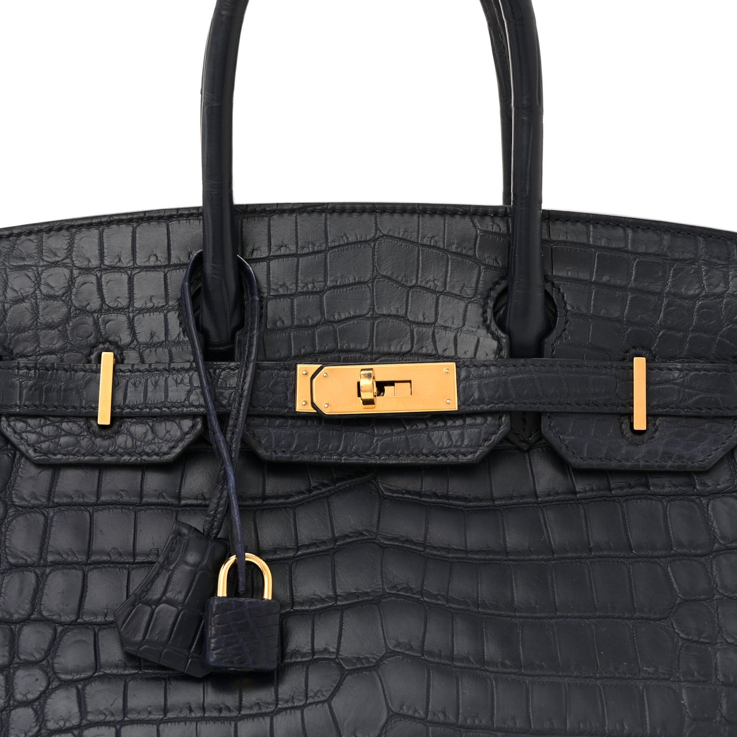 Matte Niloticus Crocodile Birkin 30 Bleu Indigo