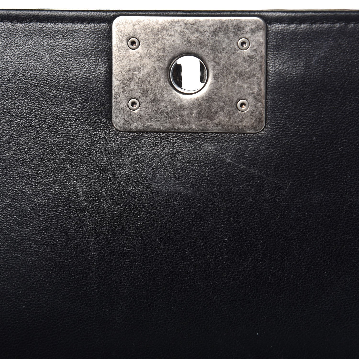 Chanel Lambskin Quilted Medium Boy Flap Black 11 of 15