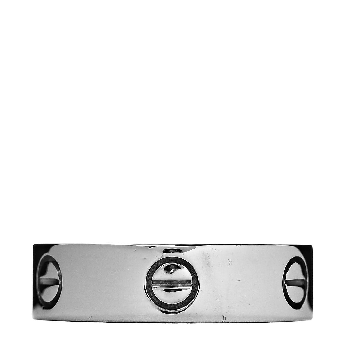 18K White Gold 5.5mm LOVE Ring 61 9.5